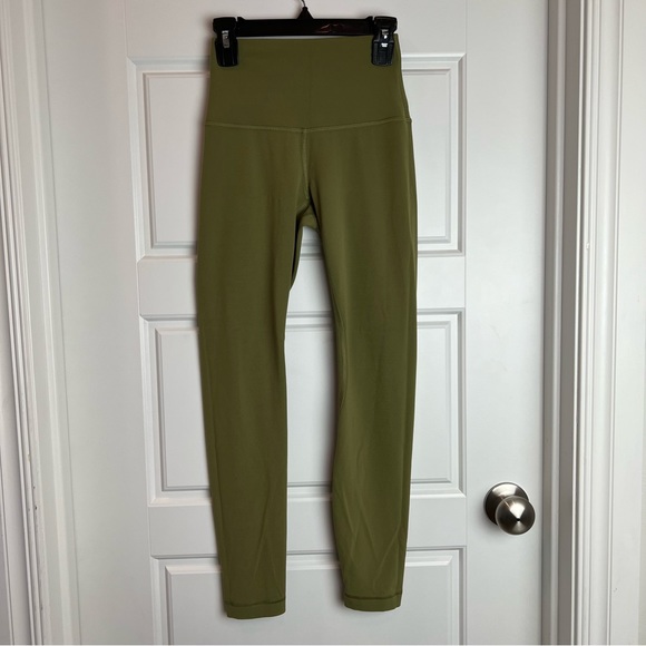 lululemon align high rise pant 25” in bronze green - Picture 6 of 8